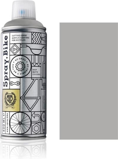 Spray.Bike Grijze Fietsverf - London Collection 400ml Fiets Verf - Poedercoating voor fiets frames - Spuitbus verf