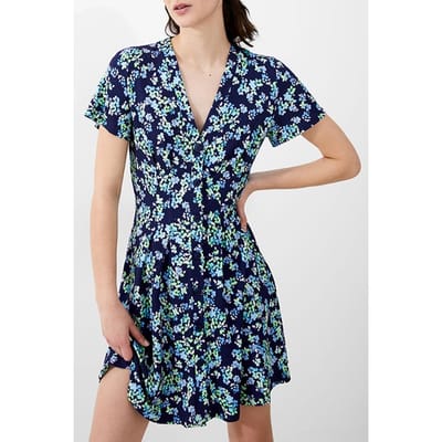 French Connection Benedetta Meadow Vnk Dress Blue Size: XS | Shirt Dresses Outlet | Dames | Blauw