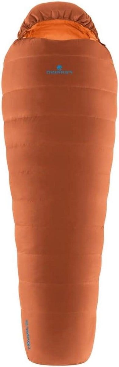 Dons slaapzak - Mummy slaapzak - Kamperen en wandelen - Lichtgewicht en compact - 1200 gram - Oranje