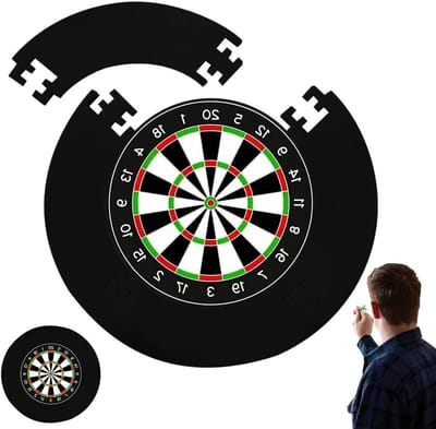 Dartbord Beschermring, Surround voor Dartbord met een Diameter van 45 cm voor Optimale Wandbescherming en Schadepreventie