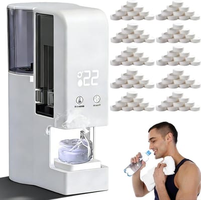 Warme Handdoek Dispenser - Verwarmer Machine - Gezichtsbehandelingen Thuis - Snelle Verwarming 5 Sec - 500ml Reservoir - Wit