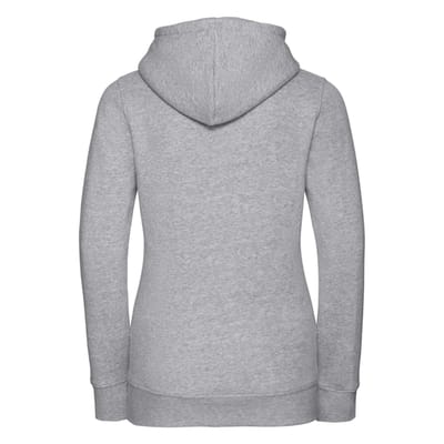 Russell Dames/Dames Authentic Hoodie (Lichte Oxford Heide)