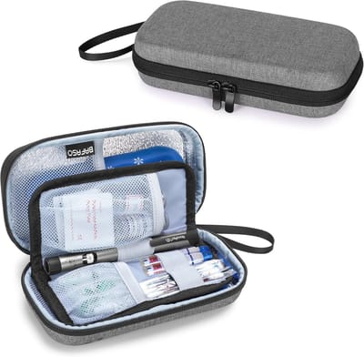 Insuline Koeltas voor Diabeten - Waterdichte, Geïsoleerde Tas en Organizer voor Diabetes Accessoires