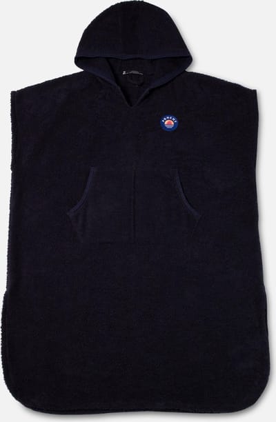 Ponchy - Azul Oscuro - Kinder Strandponcho - Groot - Surf Poncho