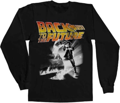 Back To The Future Sweater/trui -M- Poster Zwart