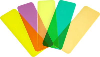 ADHD Leeslinialen en Gekleurde Leesstrips Set van 5 – Highlight Overlays en Boekenleggers voor Dyslexie, Leesbegeleiding en Focus, Hulpmiddel voor Kinderen en Volwassenen