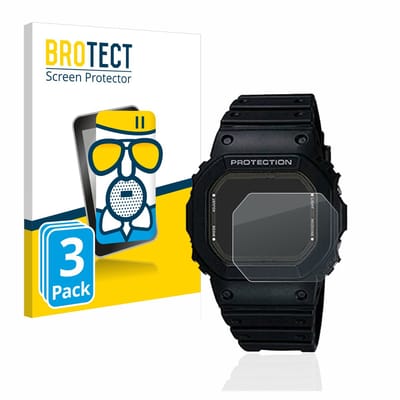 BROTECT - Screenprotector voor Casio G-Shock GW-5000-1JF - Folie Beschermfolie Beschermglas matte 3 Stuks