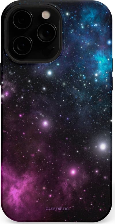 Casetastic Hoesje Geschikt voor Apple iPhone 13 Pro Magsafe - Stijlvolle Beschermende Duo-layer Case - Nebula gloed