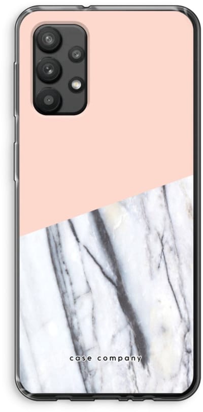 Case Company® - Hoesje geschikt voor Samsung Galaxy A32 4G hoesje - A touch of peach - Soft Cover Telefoonhoesje - Bescherming aan alle Kanten en Schermrand