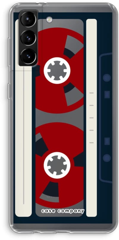 Case Company® - Hoesje geschikt voor Samsung Galaxy S21 Plus hoesje - Here's your tape - Soft Cover Telefoonhoesje - Bescherming aan alle Kanten en Schermrand