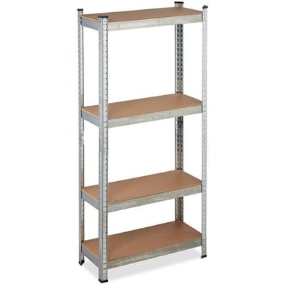 stellingkast - 700 kg - 150x70x30 cm - steekverbinding - metaal - zilver