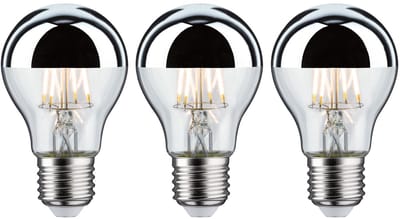 Modern Classic Edition Standaard 230 V LED-gloeilamp Kopspiegel E27 3x600lm 3x6,5W 2700K Kopspiegel zilver