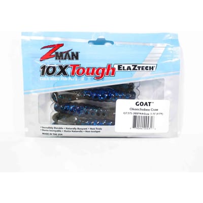 Zman Soft Lure Geit 3,75 Inch 4/Pack Okeechobee Craw (4318) white