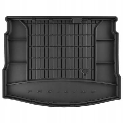 Rubber Kofferbakmat met Organizer Functie – Geschikt voor NISSAN Qashqai I 2006-2013 – 5-persoons – TPE Rubber – Anti-slip – Hoge Rand 5 cm
