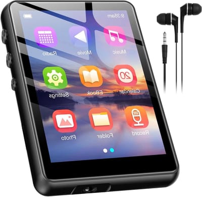 Draagbare Muziekspeler - Digitale Audio - Muziek Luisteren - Groot Touchscreen - 128 GB Opslag - Zwart