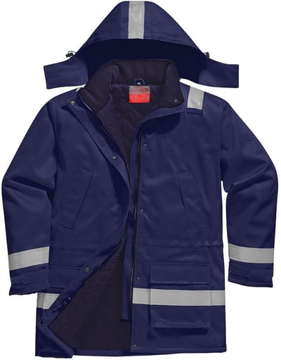 Winter Werkjas - Veiligheidskleding - Bescherming - Vlamvertragend - Maat XL - Navy