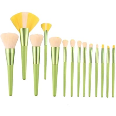 14 stks Creatieve Daisy Make-up Kwasten Set Losse Poeder Oogschaduw Concealer Hoogtepunt Bloem Borstel Super Zachte Schoonheid Cosmetica Gereedschap