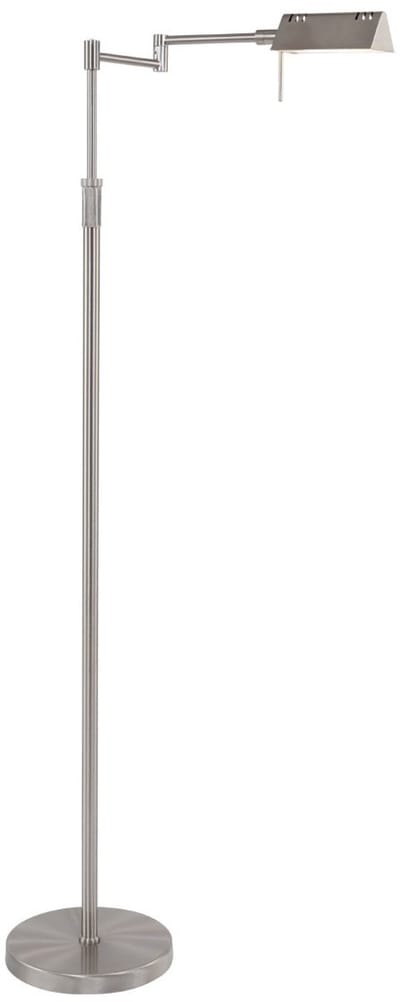 Vloerlamp met dimmer en hoogteverstelling 114-145 cm staal Karl Mexlite