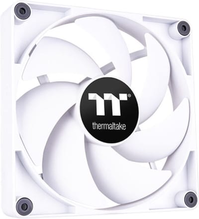 Thermaltake CT120 - Ventilator Koeler voor PC - 2x120mm - Stil - PWM 500-2000 RPM - Modulair - Wit
