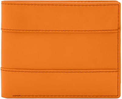 FOSSIL Kaarthoes Everett Bifold Flip ID Medium Orange Oranje