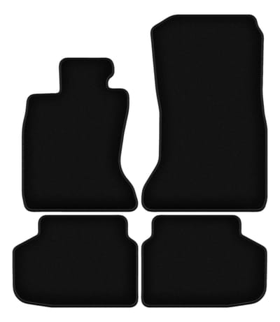 BASIC zwarte veloursmatten voor: BMW 7 F01 xDrive (2008-2015)