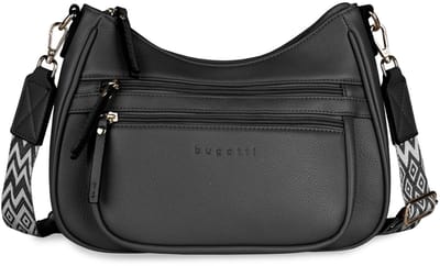 bugatti schoudertas Mare 3.0 Crossbody Bag Black zwart