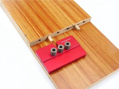 Store_8 - Hole Puncher Locator - Multifunctionele Punch Tool - Draagbaar en Duurzaam - Rood - Houtbewerking Tool - Geschikt voor Houtbewerking - Ro...