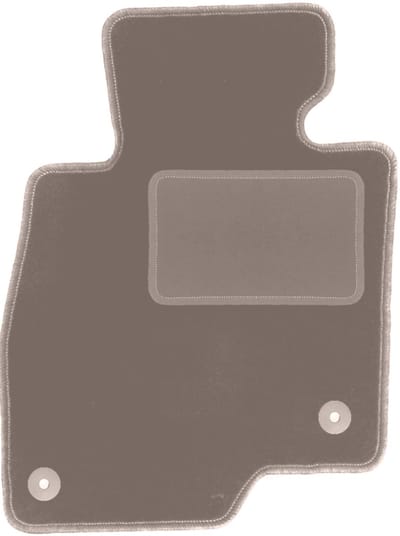 Beige bestuurdersmat voor: Mazda 3 III (BM) hatchback, sedan (2013-)