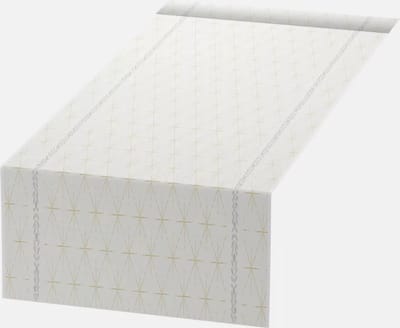 Duni tafelloper kerst - 0.4*1.2 - wit/goud - 20 stuks