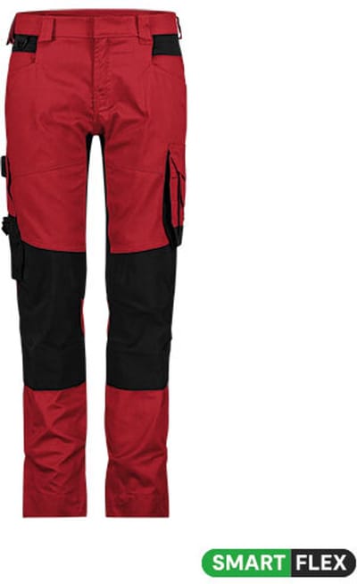 Werkbroek met stretch en kniezakken voor dames
