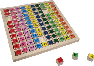 Playwood leer de tafels rekenspel Houten Tafels Leren - Rekentafels Oefenen