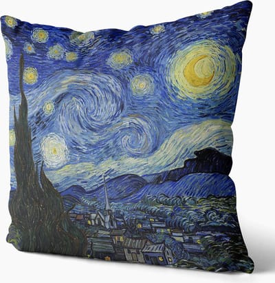 Dutch Design Sierkussens bij ZenXhome “The Stary Night Vincent” 40cm X40cm  inclusief kussens