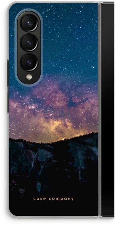 Case Company® - Hoesje geschikt voor Samsung Galaxy Z Fold4 hoesje - Travel to space - Soft Cover Telefoonhoesje - Bescherming aan alle Kanten en Schermrand