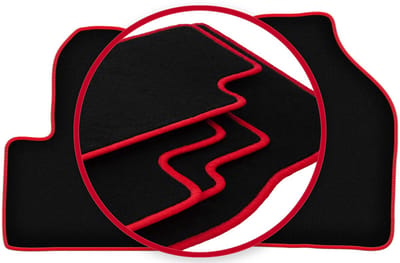 CARLUX-RED automatten voor: Ford Connect combivan (2003-2012)