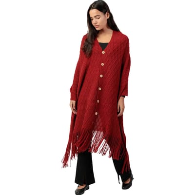 Lange poncho dames Admas Punto
