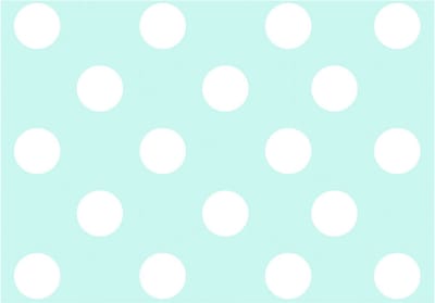 Fotobehangkoning - Behang - Vliesbehang - Fotobehang - Sky Blue Dots - Witte Stippen op de Blauwe Muur - 150 x 105 cm