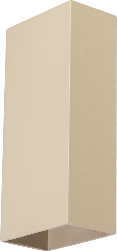 ETH David wandlamp 2 x GU10 creme/zand