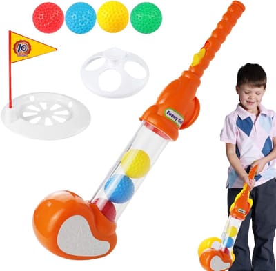 Golfset Kinderen - Peuter Golfclubs - Buiten Spelen - Kinderveilig Ontwerp - 52 cm Lengte