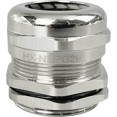 TRU COMPONENTS TC-10302892 Wartel PG29 Messing (vernikkeld) Metaal 1 stuk(s)