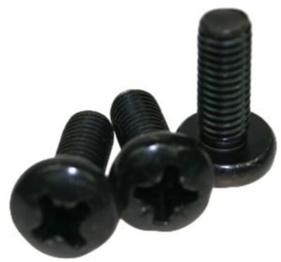 Adam Hall 5410BLK Rackschroef set, 20 Stk., M6 x 16mm - Schroeven