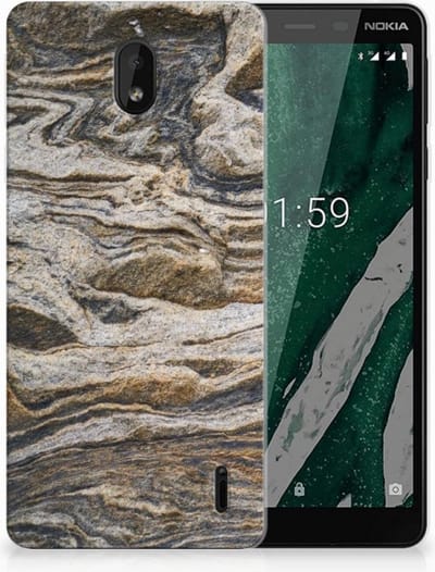 Nokia 1 Plus TPU Siliconen Hoesje Steen
