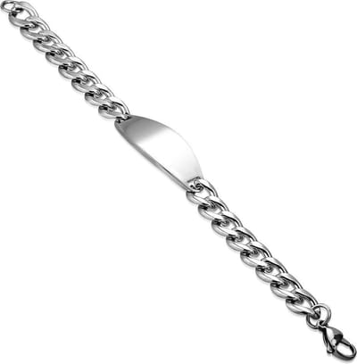 Montebello Armband Anan - 316L Staal - Graveer - 45x18mm - 22cm