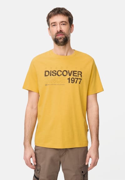 Camel Active t-shirt geel
