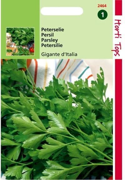 Peterselie Gigante dItalia - Petroselinum crispum - set van 10 stuks