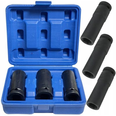 Krachtdoppenset 1/2" CR-MO 17/19/21 mm - 3-delig