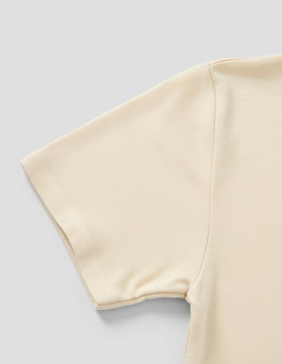 Heren T-Shirt Bio Merino Wol Gebroken Wit Engel Natur 50/52 Large