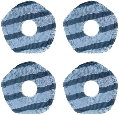 4 STKS Mop Pads voor X10 Pro Omni Robot Stofzuiger, Microfiber Wiping Pad Accessoire Set