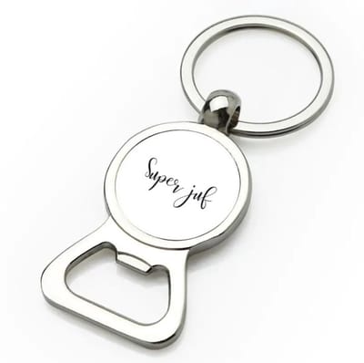 Akyol - super juf flesopener - Juf - cadeau juf - cadeau - bedankje juf - juffendag - lerares - 9 bij 3 cm