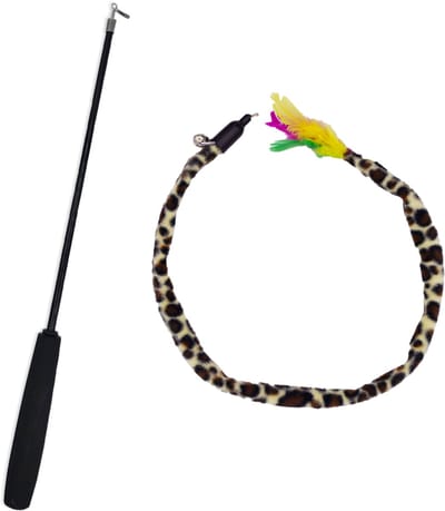 Katten speeltjes Katten Speelgoed Kattenspeeltjes Katten Hengel Panterstaart Incl. Hengel
