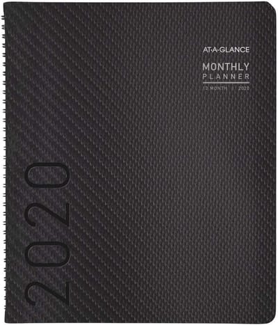 Wekelijkse Maandelijkse Planner - Agenda Overzicht - Jaar Planning - Inkt Bleed Resistent - Large 9x11 - Grafiet